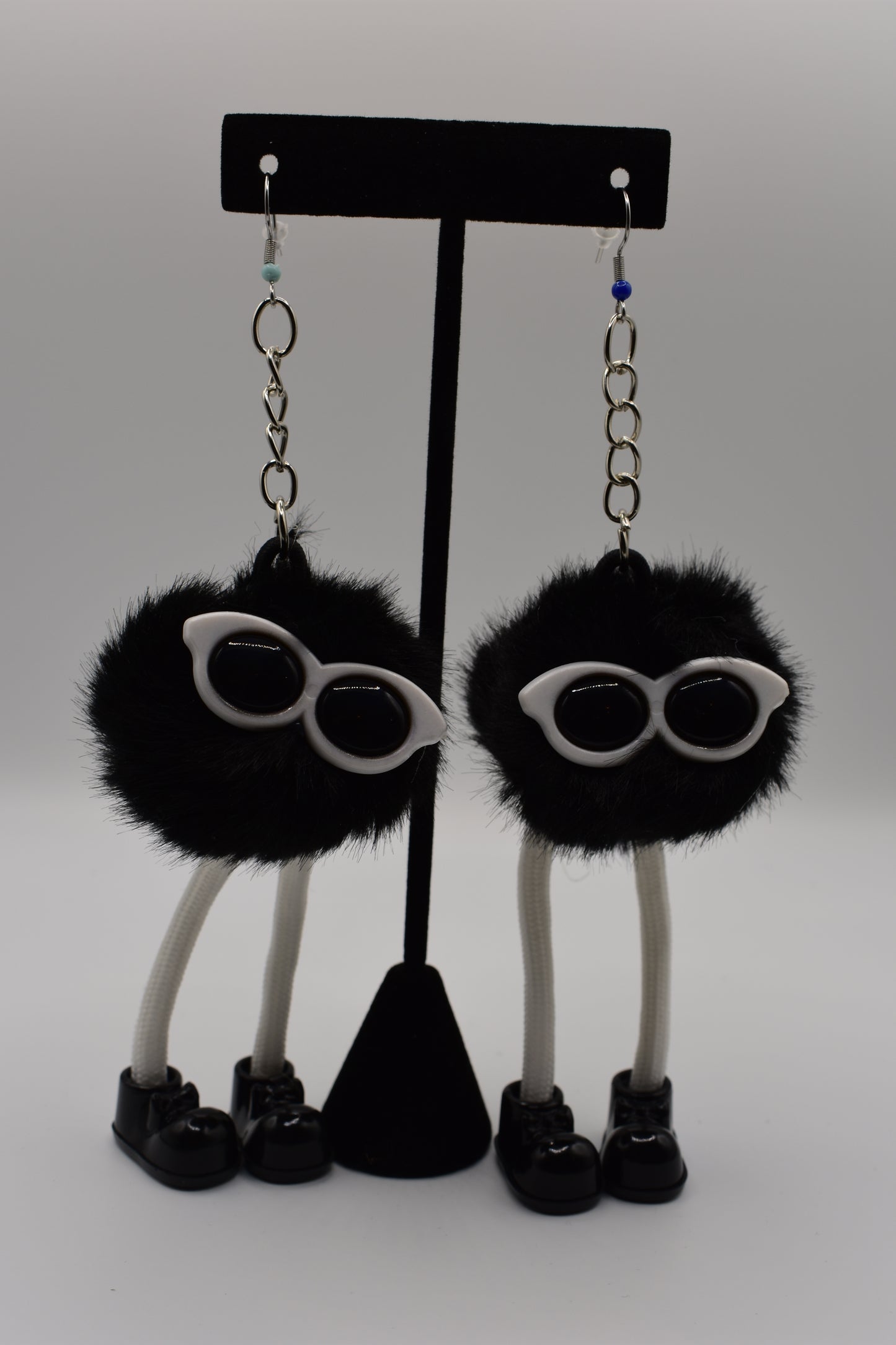 Cool Guy FuzzBall Earrings
