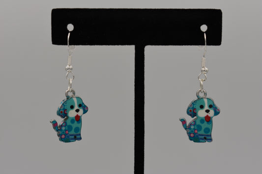 Puppy dog earrings